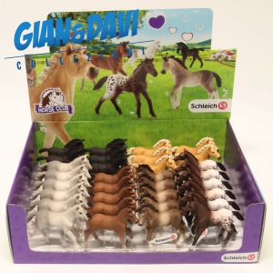 Schleich Farm Life Horse Club 70629 Box 32 Pieces Puledri Assortiti