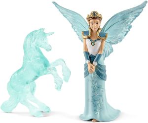 Schleich Elfen Bayala 70587 Movie Con Unicorno Scultura di Ghiaccio