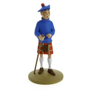 Tintin Figurine Resine  42192 Tintin in a kilt