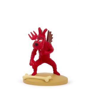 Tintin Figurine Resine  42236 Milou Mi-Demon 5cm