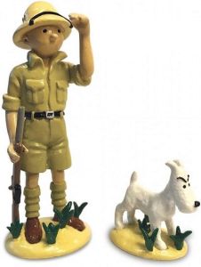 Tintin Figurines en Alliage 46523 Tintin & Milou au Congo Collection VO