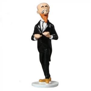 Tintin Figurines en Alliage Carte de Vœux 1972 46536 Collaborateur du Professeur Calys