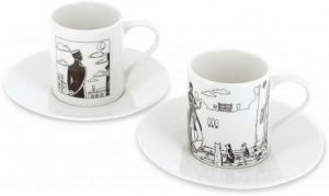 Corto Maltese Vaisselle & Côté Table 47982 Set Espresso Cups Venice