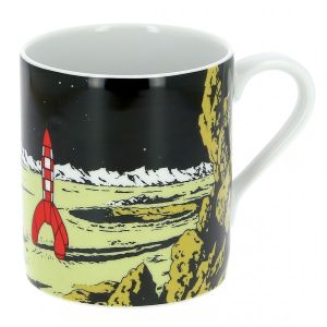 Tintin Vaisselle Tintin & Côté Table 47987 Mug The Moon Rocket on the Moon