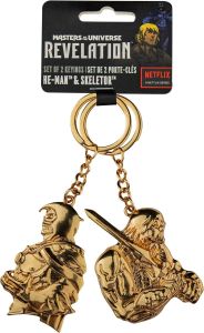 MOTU Masters Of The Universe Cinereplicas Set of 2 Keyrings He-Man & Skeletor