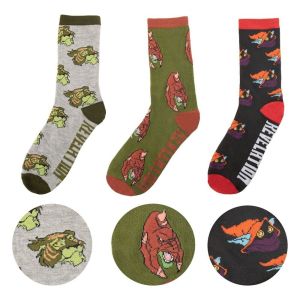 MOTU Masters Of The Universe Cinereplicas Socks Chaussettes 3 Pairs Orco ecc