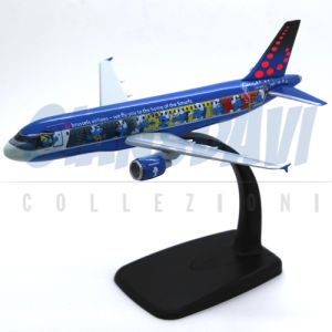 Brussels Airlines Aerosmurf Smurfs Puffi Puffo Peyo OO-SND Scale Model 1:100