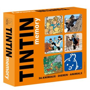 Tintin Game 51071 Memory game Theme Animals from the Tintin Albums