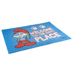 The Smurfs DUVO 13599 Papa Smurf floor mat 60x40x0,6cm