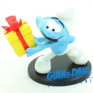 The Smurfs Blue Resin Puppy - 700114 Jokey Smurf