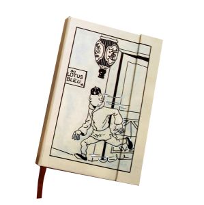 Tintin Cartoleria 54631 A6 Tintin notebook Tintin at the Blue Lotus