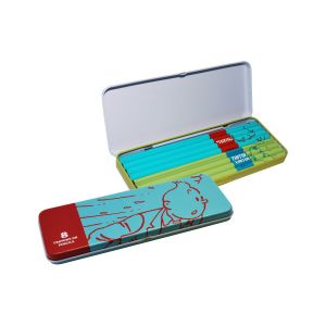 Tintin Cartoleria 54777 Tintin pencil box metal