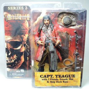 Action Figure Neca Disney Pirates of the Caribbean S2 Capt. Teague