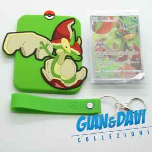 Pokemon Chinese Promo + Holder Sleeve csGc 001/008  Flapple
