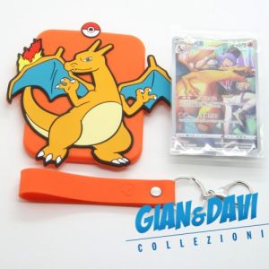 Pokemon Chinese Promo + Holder Sleeve csMc 001/012 Charizard