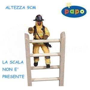 70007 POMPIERE GIALLO AMERICANO SU SCALA