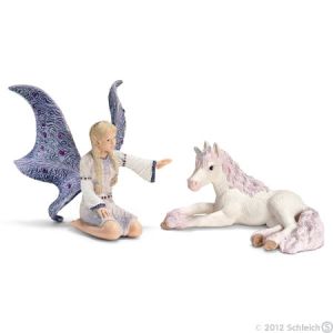 Schleich Elfen Bayala 70424 Lindariel con Puledro