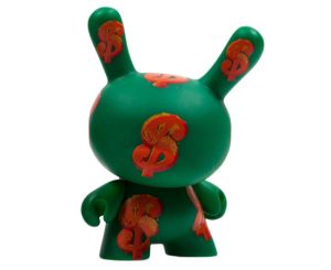 Kidrobot Vinyl Mini Figure - Dunny Andy Warhol 2 - Dollar Sign Warhol 3/24