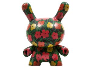 Kidrobot Vinyl Mini Figure - Dunny Andy Warhol 2 - Flower Pattern 2/24