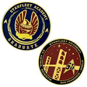 Quantum Mechanix Star Trek 50th Anniversary Challenge Coin