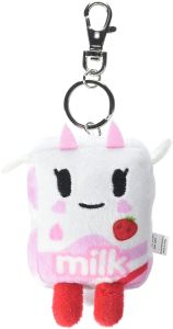 Tokidoki Strawberry Milk Keychain