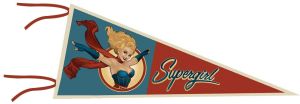 Cryptozoic DC Collectibles Comics Bombshells Pennants Supergirl