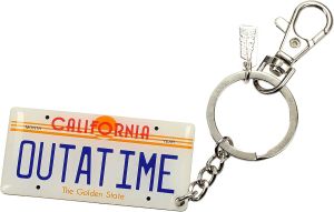 Sd Toys Merchandising Key Rings Portachiavi Back to the Future Car Plate