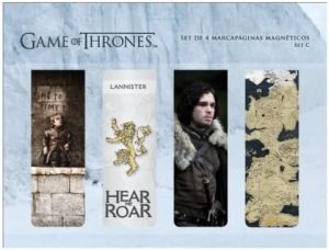 SD toys Game of Thrones GOT Set de 4 Marcapaginas Magneticos Set C