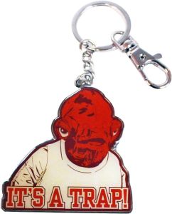 Sd Toys Merchandising Key Rings Portachiavi Metallo Star Wars Ackbar Snap