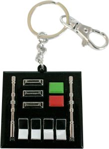 Sd Toys Merchandising Key Rings Portachiavi Metallo Star Wars Darth Vader Control Panel