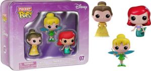 Funko Pocket Pop 3-Pack 07 Disney 4860 Belle Tinker Bell Ariel