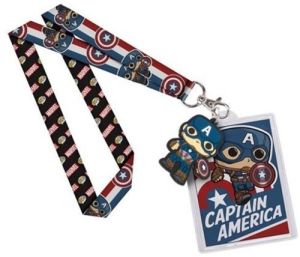 Funko Lanyard Portapass Marvel 9727 Captain America