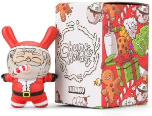 Kidrobot - 3" Christmas Dunny Chuncky Holiday by Alex Solis Santa