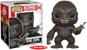 Funko Pop 6" Big Size Movies 388 Kong Skull Island 12477 King Kong SCATOLA ROVINATA