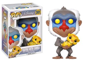 Funko Pop Disney 301 The Lion King 20095 Rafiki with Simba SCATOLA ROVINATA
