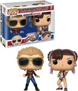 Funko Pop 2-Pack Games Marvel Vs Capcom 22767 Captain Vs Chun-Li Street Fighter