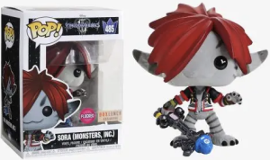 Funko Pop Disney 485 Kingdom Hearts III 36225 Sora Monsters Flocked BoxLunch Exc