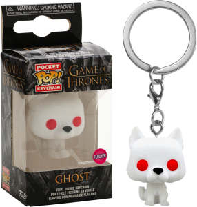 Funko Pocket Pop Keychain Game Of Thrones GOT 45044 Ghost Flocked