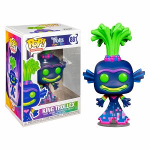 Funko Pop Movies 881 Dream Works Trolls World Tour 47003 King Trollex