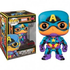 Funko Pop Marvel 648 Black Light 48845 Captain America Special Edition