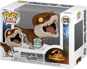 Funko Pop Movies 1218 Jurassic World Dominion 55292 Atrociraptor Tiger Speciality