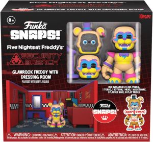 Funko Snaps Five Night at Freddy's FNAF 70821 Glamrock Freddy with Dressing Room