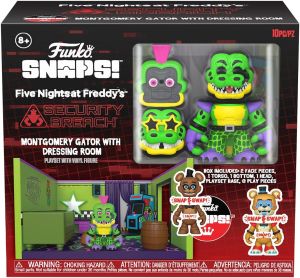 Funko Snaps Five Night at Freddy's FNAF 70822 Montgomery Gator w Dressing Room