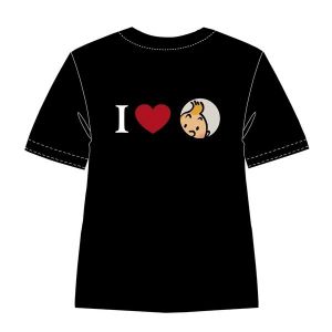 Tintin Abbigliamento 0085510000M TEE-SHIRT I Love Tintin M / Black