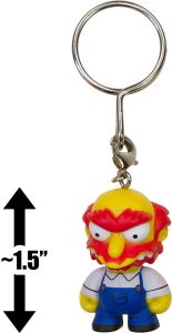 Kidrobot Vinyl Mini Figure - Simpsons Keychain S1 - Groundskeeper Willie