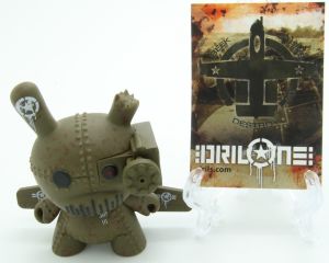 Kidrobot Dunny Art of War - DrilOne Olive 1/20