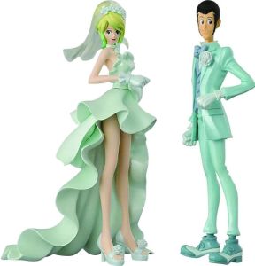 Banpresto Craneking Lupin the Third Creator X Creator Lupin + Rebecca Wedding Version B