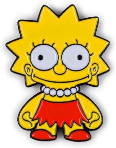 Kidrobot Enamel Pin Spilla Series - The Simpsons Lisa 1/20