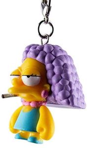 Kidrobot Vinyl Mini Figure - Simpsons Keychain Crap-Tacular - Selma Bouvier 1/48