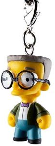 Kidrobot Vinyl Mini Figure - Simpsons Keychain Crap-Tacular - Waylon Smithers 2/24